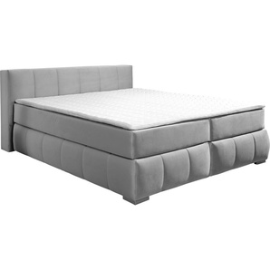 Guido Maria Kretschmer Home&Living Boxspringbett Chelles, inkl. Topper, in XXL- Überlänge 220 cm, Unterbox mit feine Wölbung