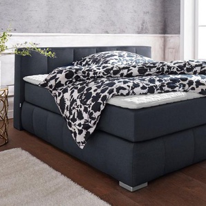 Guido Maria Kretschmer Home&Living Boxspringbett Chelles, inkl. Topper, in XXL- Überlänge 220 cm, Unterbox mit feine Wölbung