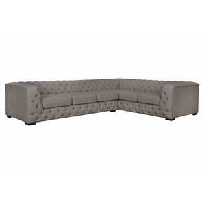 Guido Maria Kretschmer Home&Living Chesterfield-Sofa KALINA L-Form, hochwertig Chesterfield-Ausführung