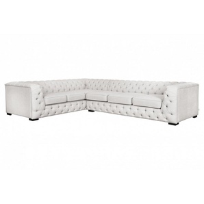 Guido Maria Kretschmer Home&Living Chesterfield-Sofa KALINA L-Form, hochwertig Chesterfield-Ausführung