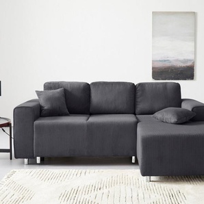 Guido Maria Kretschmer Home&Living Ecksofa Györ, L-Form, wahlweise mit Bettfunktion und Bettkasten incl. 2 Zierkissen