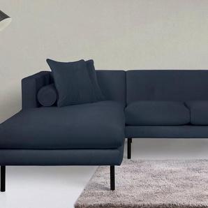 Guido Maria Kretschmer Home&Living Ecksofa Lillibeth L-Form, Zierkissen als Wendekissen, in Samtoptik oder Cord