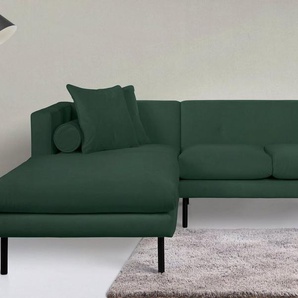 Guido Maria Kretschmer Home&Living Ecksofa Lillibeth L-Form, Zierkissen als Wendekissen, in Samtoptik oder Cord