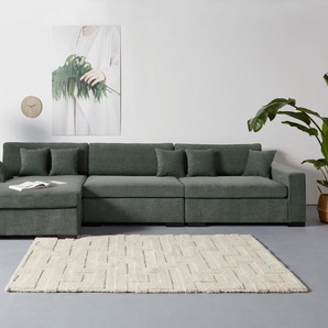 Guido Maria Kretschmer Home&Living Sofa-Eckelement Skara XXL L-Form, Lounge-Sofa XXL mit Federkern-Polsterung, in vielen Bezugsvarianten