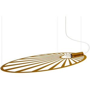 Hängeleuchte SOLLUX LIGHTING LEHDET Lampen Gr. Höhe: 150 cm, goldfarben (golden) Pendelleuchten und Hängeleuchten Slush -Einstellung