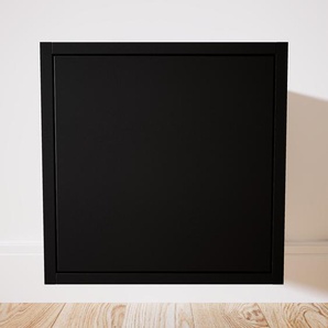 Hängeschrank Schwarz - Moderner Wandschrank: Türen in Schwarz - 41 x 40 x 47 cm, konfigurierbar