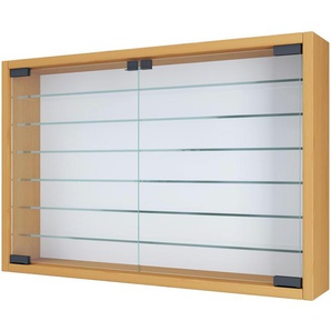 Hängevitrine ¦ holzfarben ¦ Maße (cm): B: 60 H: 40