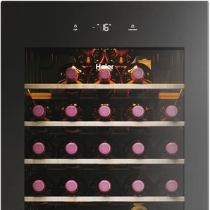 HAIER Weintemperierschrank HWS58GGH1, G (A-G), schwarz, B:47,5cm H:128cm T:45,6cm, Weinkühlschränke