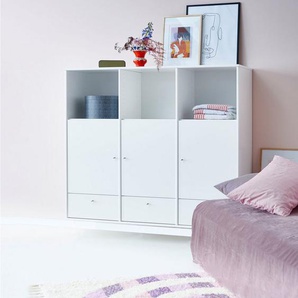 Hammel Furniture Highboard Mistral Hochkommode, Hochschrank, mit Türen und Schubladen, Breite: 133cm, anpassungsbar Designmöbel