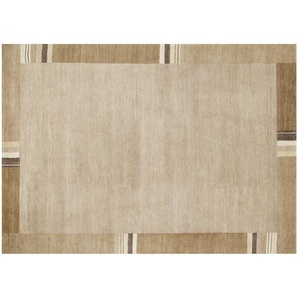 Handgeknüpfter Naturteppich  Sensation Silk Lakir ¦ beige ¦ Wolle ¦ Maße (cm): B: 170