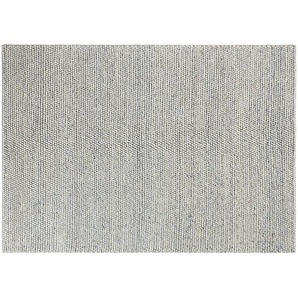 Handwebteppich - silber - Wolle - 170 cm | Möbel Kraft