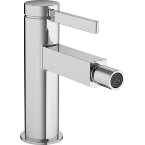 hansgrohe Bidetarmatur Finoris mit Push-Open Ablaufgarnitur