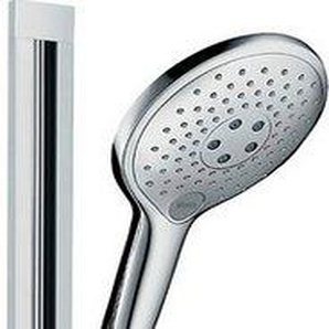 hansgrohe Brausegarnitur Raindance Select S, 3 Strahlart(en), Komplett-Set, 15cm, mit Duschstange 90cm, chrom