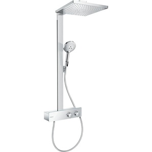 hansgrohe Duschsystem Raindance E, 1 Strahlart(en), Komplett-Set, Raindance E 360 mit ShowerTablet 350, chrom