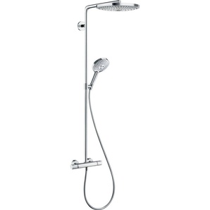 hansgrohe Duschsystem Raindance Select S, 2 Strahlart(en), Komplett-Set, 300cm, mit Thermostat, chrom