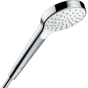 hansgrohe Handbrause Croma S, 11cm, 1 Strahlart wassersparend 9 l/min Weiß/chrom