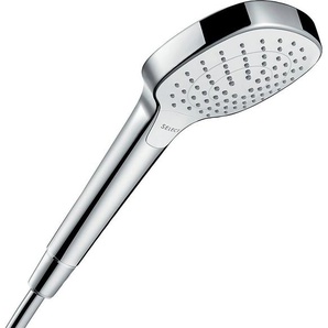 hansgrohe Handbrause Croma Select E, 11cm, wassersparend 9 l/min Weiß/chrom