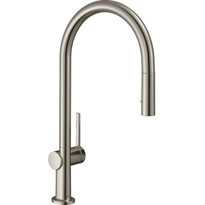 Hansgrohe Talis M54 Einhebel-Küchenarmatur 210, Ausziehbrause, 2 Strahlarten, Schlauchbox (Sbox)