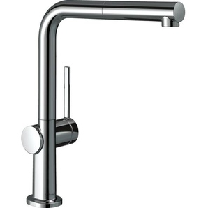 Hansgrohe Talis M54 Einhebel-Küchenarmatur 270, Ausziehauslauf, 1 Strahlart, Schlauchbox (Sbox)