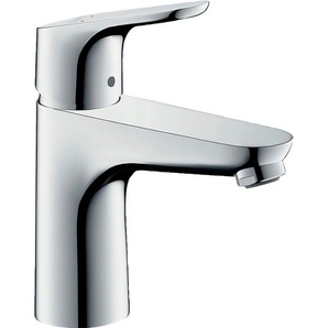 hansgrohe Waschtischarmatur Focus 10cm, besonders wassersparend 3,5 l/min ohne Ablaufgarnitur, chrom