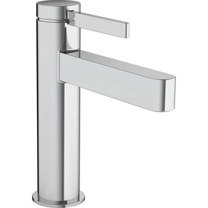 hansgrohe Waschtischarmatur Finoris 11cm, CoolStart mit Push-Open Ablaufgarnitur