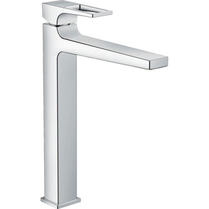 hansgrohe Waschtischarmatur Metropol 26cm, mit Bügelgriff für Aufsatzwaschtische mit Push-Open Ablauf