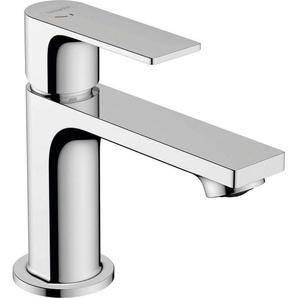 hansgrohe Waschtischarmatur Rebris E 80cm, CoolStart mit Zugstangen-Ablaufgarnitur