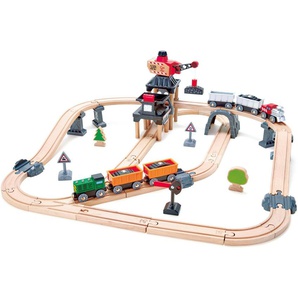 Hape Spielzeugeisenbahn-Gebäude Bergbau-Set, (Set, 64-tlg), FSC®- schützt Wald - weltweit