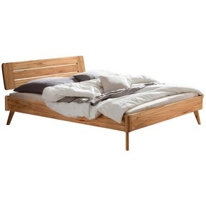 Hasena Bett, Buche, Holz, Buche, massiv, Höhe ca. 22 cm, 140x200 cm, in verschiedenen Holzarten erhältlich, Größen erhältlich, Schlafzimmer, Betten, Futonbetten