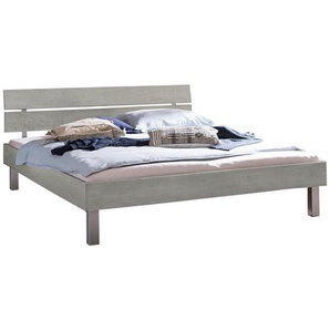 Hasena Bett, Grau, Metall, Betonoptik, 120x200 cm, in verschiedenen Holzdekoren erhältlich, Größen erhältlich, Kinder- & Jugendzimmer, Kindermöbel, Kinderbetten, Kindereinzelbetten