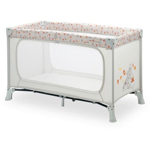 Hauck Reisebett Dream N Play Plus, Beige, Mehrfarbig, Metall, Kunststoff, Textil, 65x76x125 cm, zusammenklappbar, Ausstieg, Babymöbel, Babybetten, Reisebetten