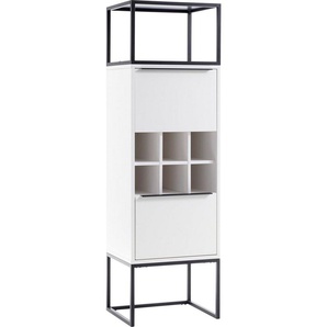 HBZ Highboard Lille (1 St), mit LED-Beleuchtung, Wohnzimmerschrank in Eiche Artisan NB