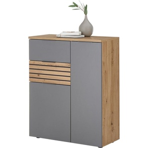 HBZ Schuhschrank Milan, BxHxT 85x103x38cm (1-St) Mit 2 Türen, 2 Schubkästen, 3 Einlegeböden, 1 fester Boden