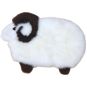 Heitmann Felle Fellteppich Sheep, Motivform, Höhe: 40 mm, Kinderteppich, Motiv Schaf, echtes Lammfell, Kinderzimmer