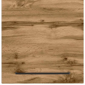 HELD MÖBEL Hängeschrank Tulsa 50 cm breit, 57 cm hoch, 1 Tür, schwarzer Metallgriff, MDF Front