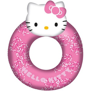 Hello Kitty großer Schwimmring, 90 cm, mit Glitzer gefüllt