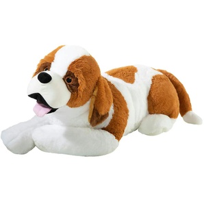 Heunec Kuscheltier Hund - braun - 100% Polyester - 46 cm - 30 cm | Möbel Kraft