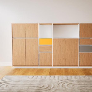 Highboard Eiche - Highboard: Schubladen in Eiche & Türen in Eiche - Hochwertige Materialien - 267 x 123 x 34 cm, Selbst designen