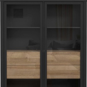 Highboard FORTE Sideboards Gr. B/H/T: 121,3cm x 152,3cm x 40,2cm, 4 St., schwarz Breite ca. 121 cm