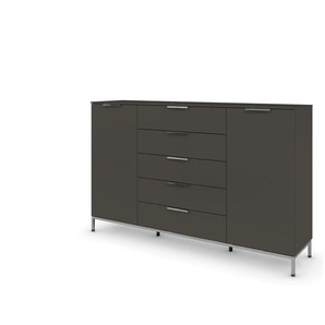 Highboard ¦ schwarz ¦ Maße (cm): B: 180 H: 111