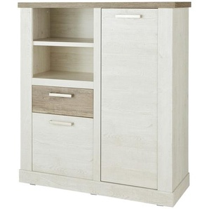 Highboard Duro | weiß | 110 cm | 128 cm | 41 cm |