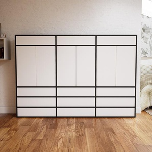 Highboard Weiß - Highboard: Schubladen in Weiß & Türen in Weiß - Hochwertige Materialien - 226 x 156 x 34 cm, Selbst designen