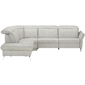 himolla Ecksofa  1065 ¦ grau ¦ Maße (cm): B: 286 H: 84 T: 255