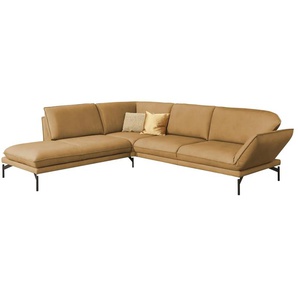 himolla Ecksofa  1478 ¦ gelb ¦ Maße (cm): B: 275 H: 87