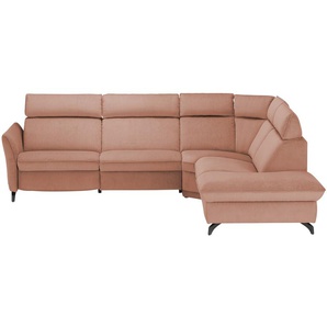 himolla Ecksofa  1926 ¦ rosa/pink ¦ Maße (cm): B: 245 H: 92 T: 278