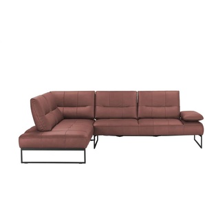 himolla Ecksofa  9360 ¦ rot ¦ Maße (cm): B: 283 H: 93 T: 327