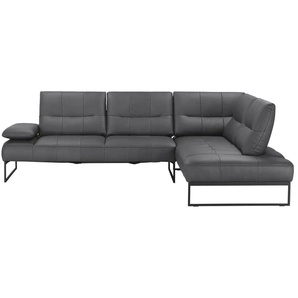 himolla Ecksofa  9360 ¦ schwarz ¦ Maße (cm): B: 274 H: 93 T: 216