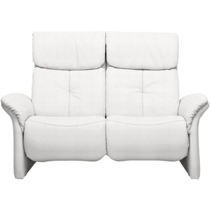 Himolla Komfortklass 2-Sitzer-Sofa Heimkino, Creme, Leder, Echtleder, Longlife-Leder, Uni, 152x107x91 cm, Blauer Engel, Goldenes M, Made in Germany, Emas, Typenauswahl, Lederauswahl, Stoffauswahl, planbar, Hocker erhältlich, Rücken echt, Wohnzimmer, Sofas