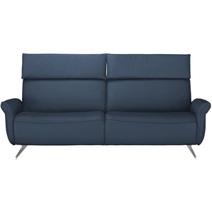 himolla Sofa 3-sitzig  4150 ¦ blau ¦ Maße (cm): B: 206 H: 95 T: 87