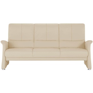 himolla Vorziehsofa aus Echtleder 6001 ¦ beige ¦ Maße (cm): B: 210 H: 102 T: 86